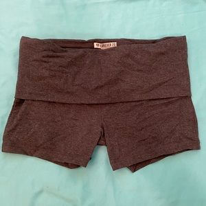 NWOT Forever 21 High waist/Foldover Active Shorts